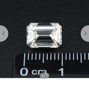 Emerald cut Loose 2.79 CT Lab Grown Diamond with IGI Report